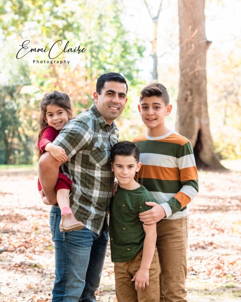 EmmiClaire Photography Jimenez Family Father and Children Portrait
