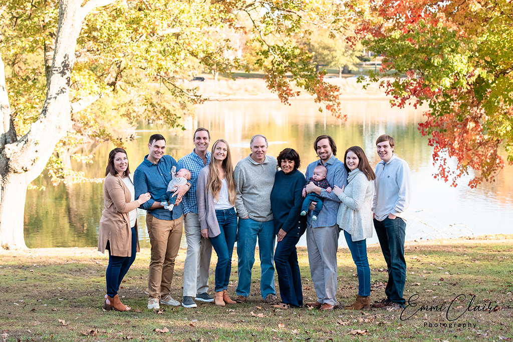 Extended family portrait photography