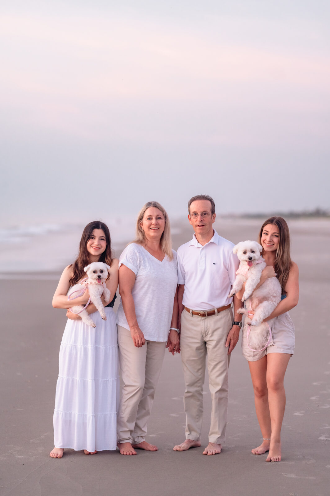 Family photoshoot at Jacksonville, FL beach