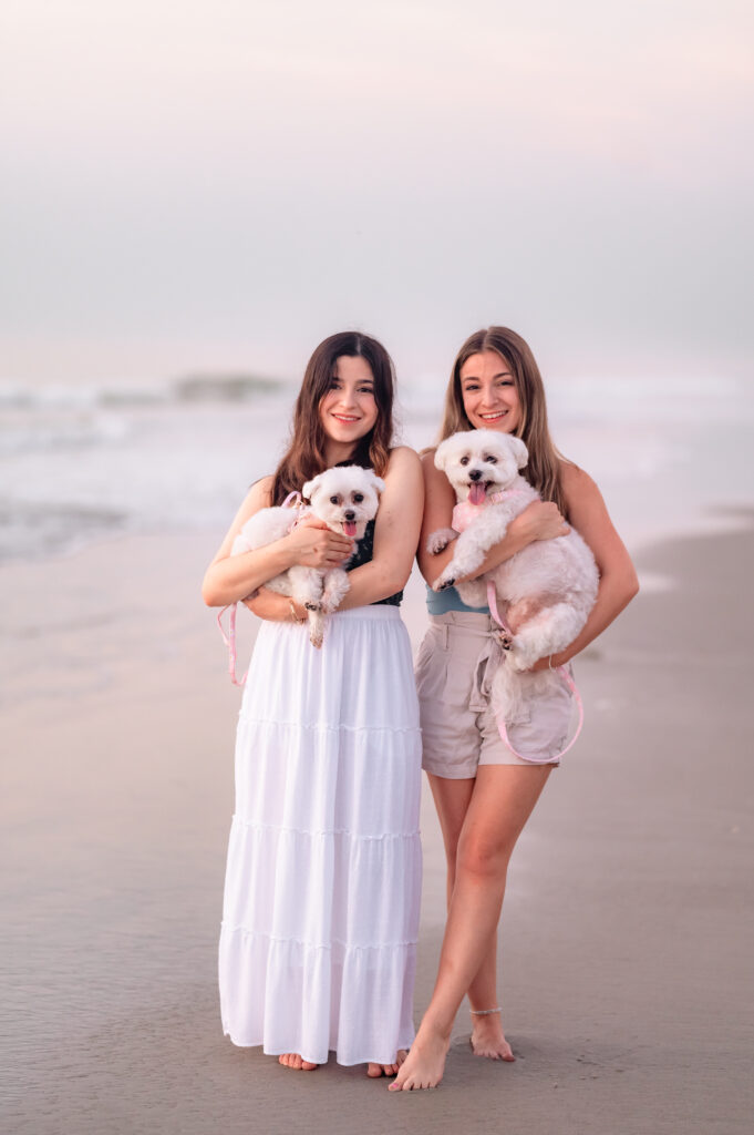 Family photoshoot at Jacksonville, FL beach