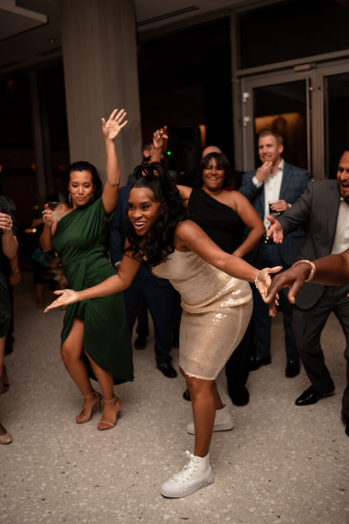 Reception for Josh and Savonia for their Washington DC wedding