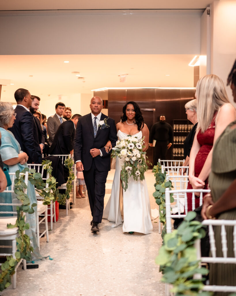 Ceremony for Josh and Savonia for their Washington DC wedding