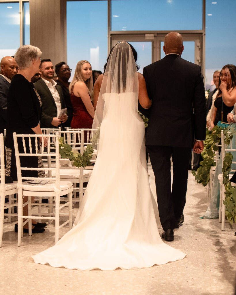 Ceremony for Josh and Savonia for their Washington DC wedding