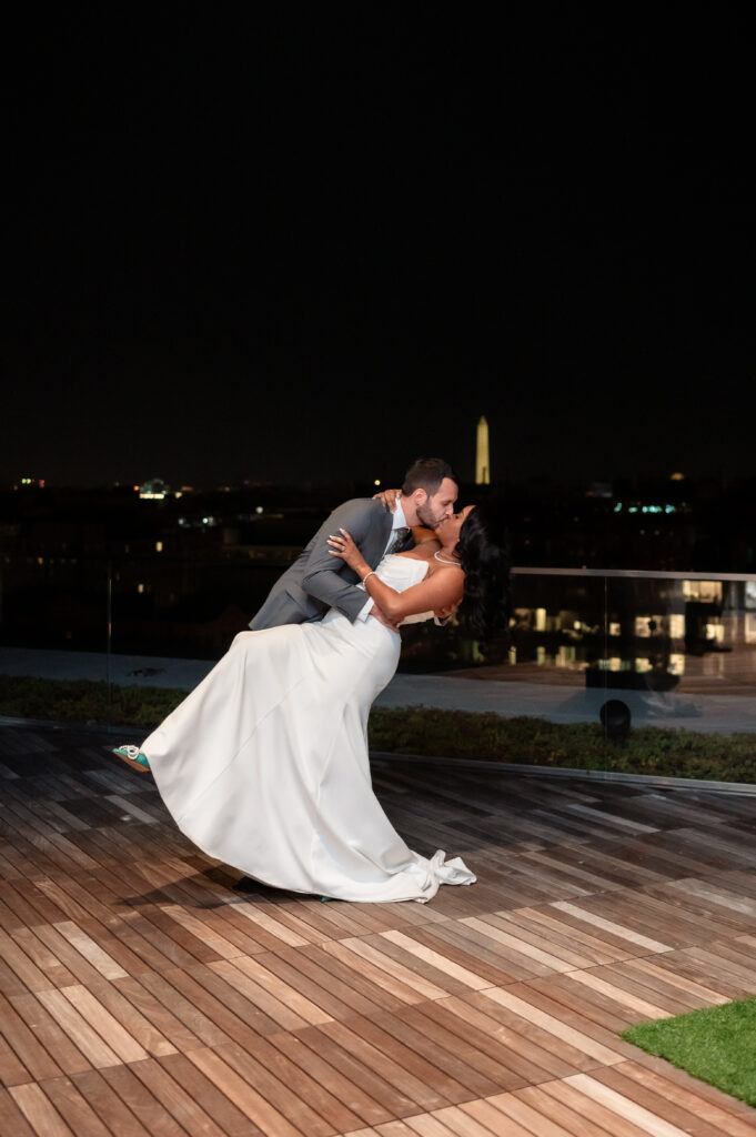 Reception for Josh and Savonia for their Washington DC wedding