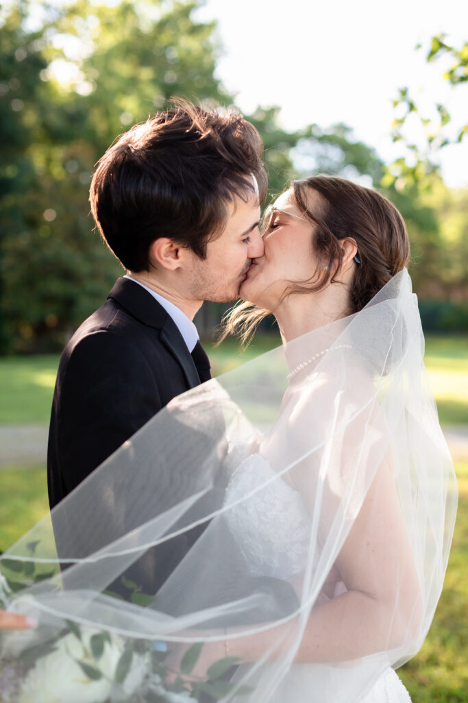 romantic wedding portrait at montfair resort farm in crozet virginia