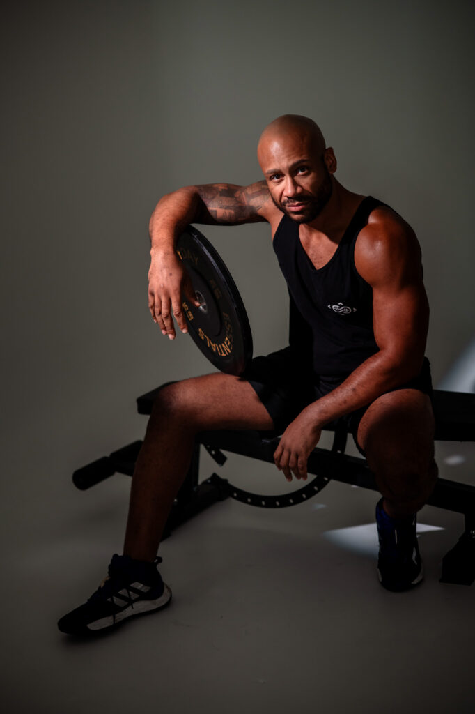Male trainer portrait Jacksonville FL branding photography