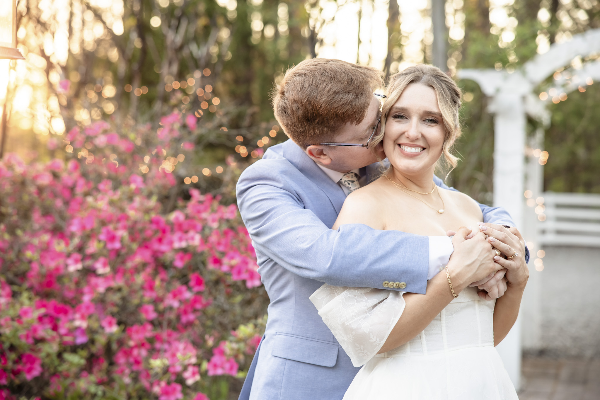 golden hour wedding portraits in Richmond Virginia