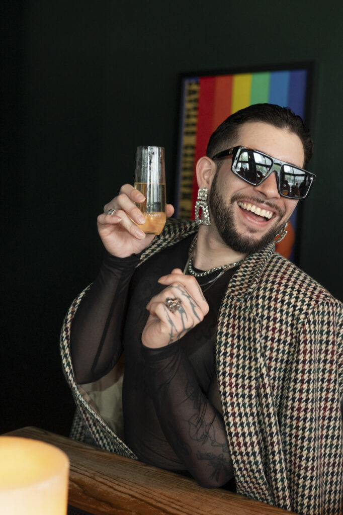 LBGTQIA friendly engagement party with friends.