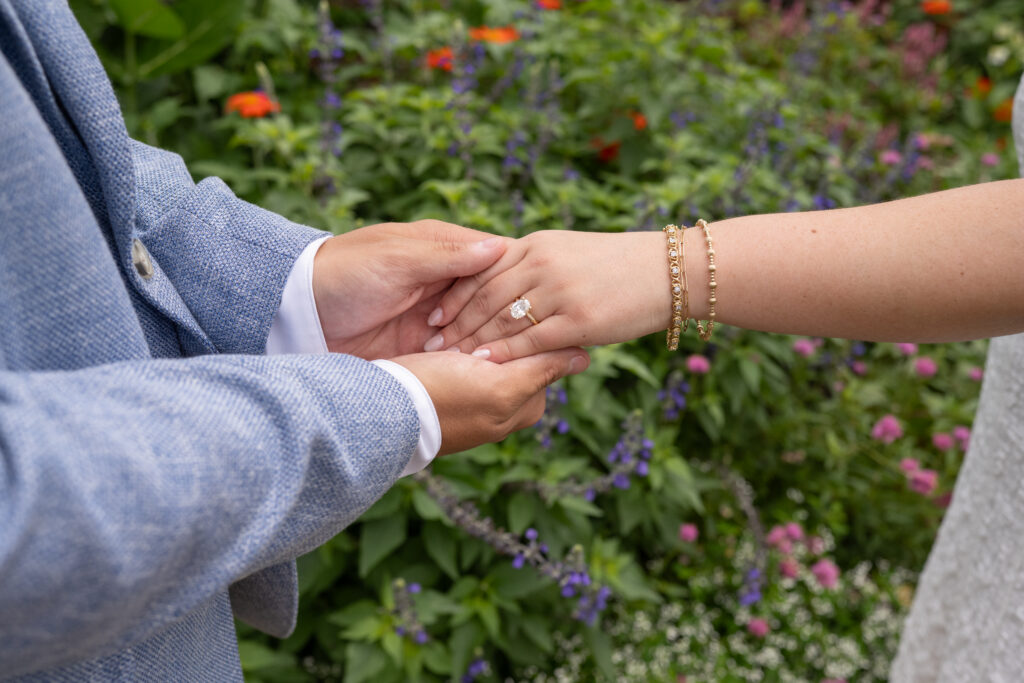 Jacksonville engagement photos at the Cummer Museum of Art and Gardens
